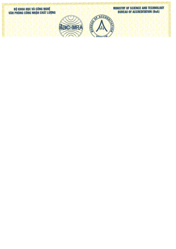 Trung tâm Kỹ thuật Tiêu chuẩn Đo lường Chất lượng Bình Thuận được Văn phòng Công nhận Chất lượng công nhận phù hợp theo ISO/IEC 17025:2017